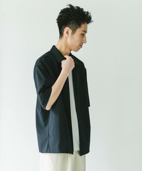 URBAN RESEARCH DOORS / アーバンリサーチ ドアーズ シャツ・ブラウス | 『UR TECH DRYLUXE』ZIP SHIRTS | 詳細21