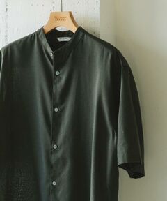 URBAN RESEARCH DOORS / アーバンリサーチ ドアーズ シャツ・ブラウス | 『XLサイズ/WEB限定』『UR TECH 高機能リネン』バンドカラーシャツ