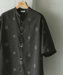 URBAN RESEARCH DOORS / アーバンリサーチ ドアーズ シャツ・ブラウス | 『XLサイズ/WEB限定』『UR TECH 高機能リネン』バンドカラーシャツ