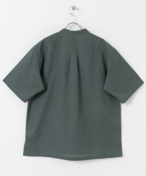 URBAN RESEARCH DOORS / アーバンリサーチ ドアーズ シャツ・ブラウス | 『XLサイズ/WEB限定』『UR TECH 高機能リネン』バンドカラーシャツ | 詳細30