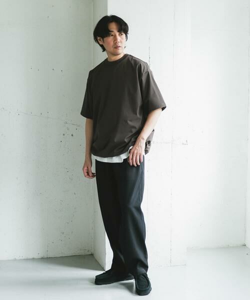 URBAN RESEARCH DOORS / アーバンリサーチ ドアーズ Tシャツ | 『吸水速乾/UVカット/防シワ』ダブルクロス ストレッチプルオーバー | 詳細6