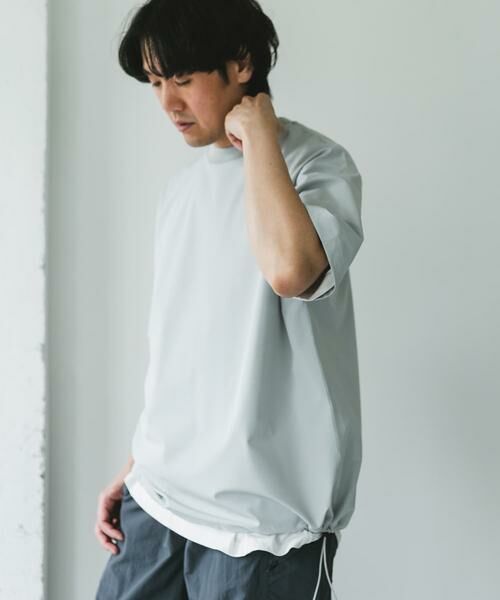 URBAN RESEARCH DOORS / アーバンリサーチ ドアーズ Tシャツ | 『吸水速乾/UVカット/防シワ』ダブルクロス ストレッチプルオーバー | 詳細22