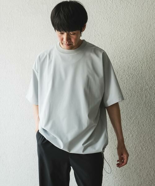 URBAN RESEARCH DOORS / アーバンリサーチ ドアーズ Tシャツ | 『吸水速乾/UVカット/防シワ』ダブルクロス ストレッチプルオーバー | 詳細15