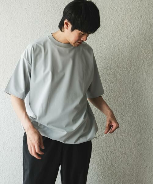 URBAN RESEARCH DOORS / アーバンリサーチ ドアーズ Tシャツ | 『吸水速乾/UVカット/防シワ』ダブルクロス ストレッチプルオーバー | 詳細16