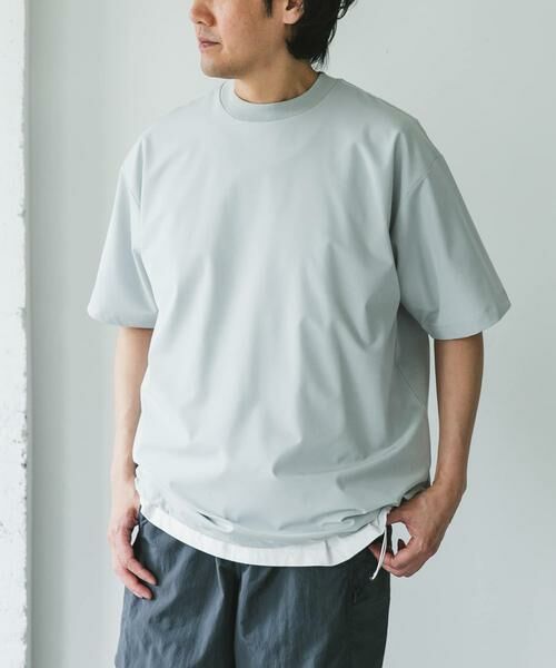 URBAN RESEARCH DOORS / アーバンリサーチ ドアーズ Tシャツ | 『吸水速乾/UVカット/防シワ』ダブルクロス ストレッチプルオーバー | 詳細19