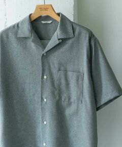 URBAN RESEARCH DOORS / アーバンリサーチ ドアーズ シャツ・ブラウス | マイクロサッカー オープンカラー ショートスリーブシャツ