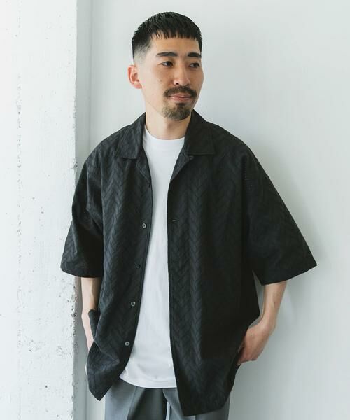 URBAN RESEARCH DOORS / アーバンリサーチ ドアーズ シャツ・ブラウス | カラミショートスリーブシャツ | 詳細20