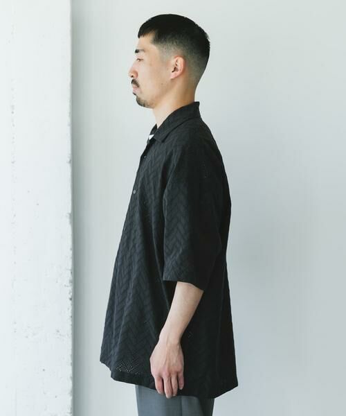 URBAN RESEARCH DOORS / アーバンリサーチ ドアーズ シャツ・ブラウス | カラミショートスリーブシャツ | 詳細30