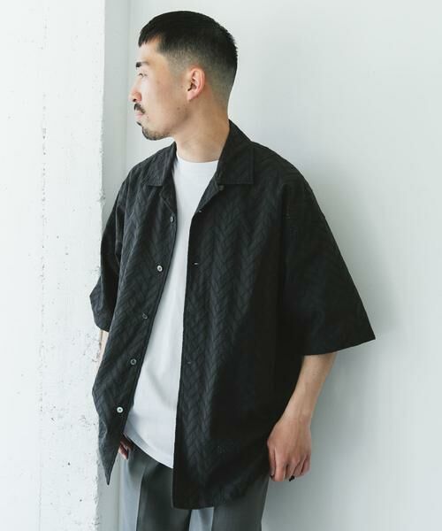 URBAN RESEARCH DOORS / アーバンリサーチ ドアーズ シャツ・ブラウス | カラミショートスリーブシャツ | 詳細21