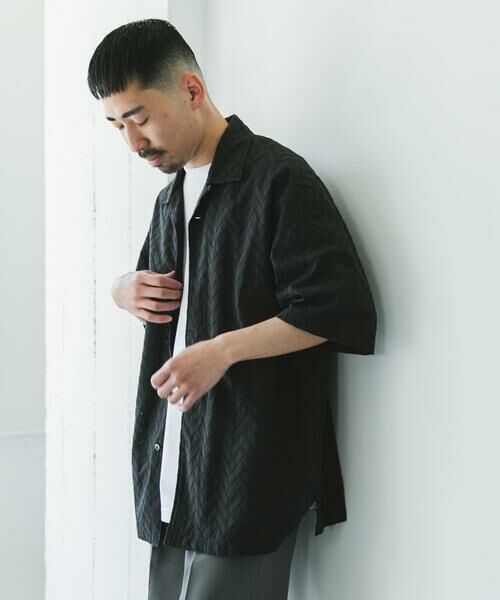 URBAN RESEARCH DOORS / アーバンリサーチ ドアーズ シャツ・ブラウス | カラミショートスリーブシャツ | 詳細22