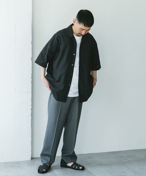 URBAN RESEARCH DOORS / アーバンリサーチ ドアーズ シャツ・ブラウス | カラミショートスリーブシャツ | 詳細28