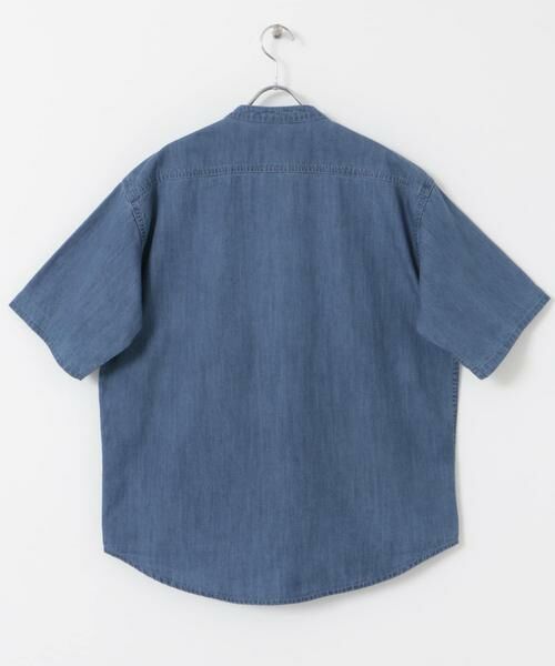 URBAN RESEARCH DOORS / アーバンリサーチ ドアーズ シャツ・ブラウス | リネン混 デニムバンドショートスリーブシャツ | 詳細23