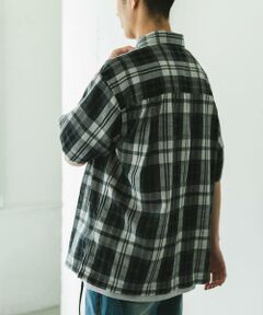 URBAN RESEARCH DOORS / アーバンリサーチ ドアーズ シャツ・ブラウス | カラミ織ショートスリーブチェックシャツ