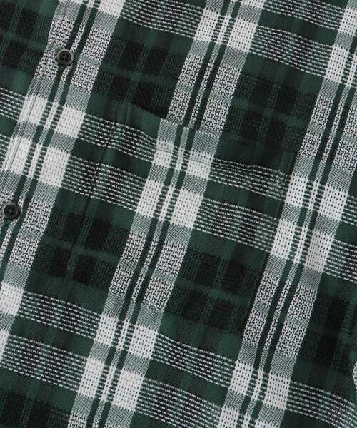 URBAN RESEARCH DOORS / アーバンリサーチ ドアーズ シャツ・ブラウス | カラミ織ショートスリーブチェックシャツ | 詳細8