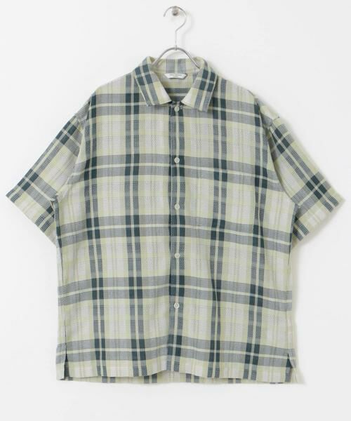 URBAN RESEARCH DOORS / アーバンリサーチ ドアーズ シャツ・ブラウス | カラミ織ショートスリーブチェックシャツ | 詳細18