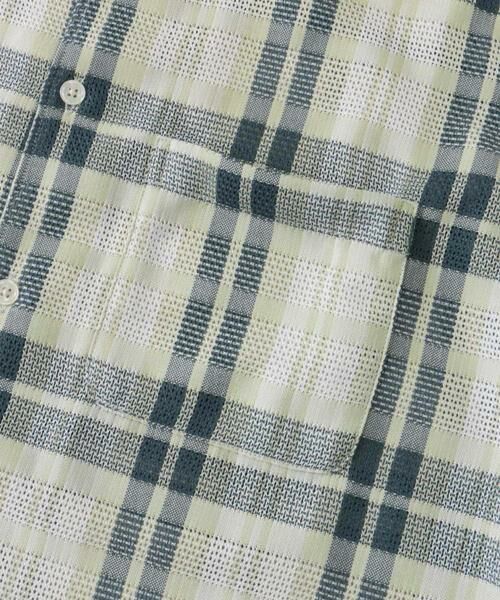 URBAN RESEARCH DOORS / アーバンリサーチ ドアーズ シャツ・ブラウス | カラミ織ショートスリーブチェックシャツ | 詳細19