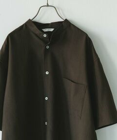 URBAN RESEARCH DOORS / アーバンリサーチ ドアーズ シャツ・ブラウス | 『XLサイズ/WEB限定』『吸水速乾』セオアルファバンドカラーショートスリーブシャツ