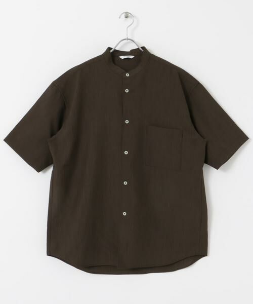 URBAN RESEARCH DOORS / アーバンリサーチ ドアーズ シャツ・ブラウス | 『XLサイズ/WEB限定』『吸水速乾』セオアルファバンドカラーショートスリーブシャツ | 詳細8