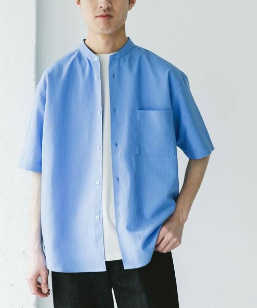 URBAN RESEARCH DOORS / アーバンリサーチ ドアーズ シャツ・ブラウス | 『XLサイズ/WEB限定』『吸水速乾』セオアルファバンドカラーショートスリーブシャツ | 詳細10