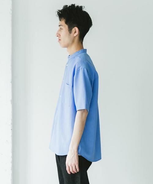 URBAN RESEARCH DOORS / アーバンリサーチ ドアーズ シャツ・ブラウス | 『XLサイズ/WEB限定』『吸水速乾』セオアルファバンドカラーショートスリーブシャツ | 詳細19