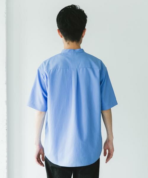 URBAN RESEARCH DOORS / アーバンリサーチ ドアーズ シャツ・ブラウス | 『XLサイズ/WEB限定』『吸水速乾』セオアルファバンドカラーショートスリーブシャツ | 詳細20