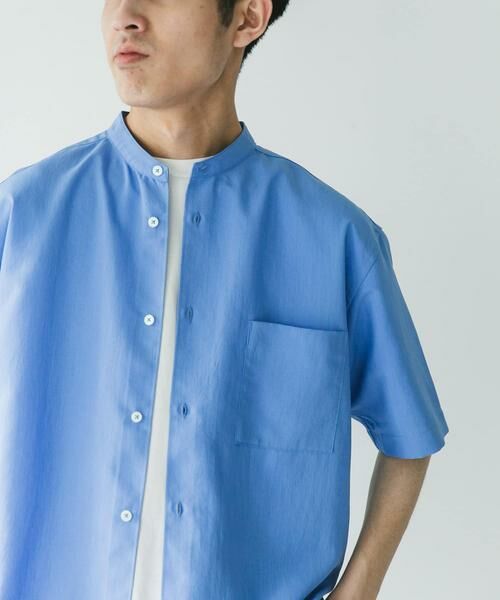 URBAN RESEARCH DOORS / アーバンリサーチ ドアーズ シャツ・ブラウス | 『XLサイズ/WEB限定』『吸水速乾』セオアルファバンドカラーショートスリーブシャツ | 詳細12