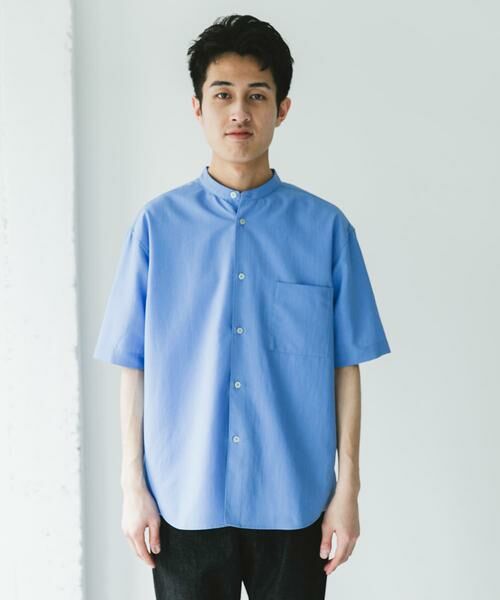 URBAN RESEARCH DOORS / アーバンリサーチ ドアーズ シャツ・ブラウス | 『XLサイズ/WEB限定』『吸水速乾』セオアルファバンドカラーショートスリーブシャツ | 詳細18