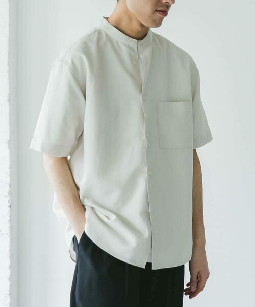 URBAN RESEARCH DOORS / アーバンリサーチ ドアーズ シャツ・ブラウス | 『XLサイズ/WEB限定』『吸水速乾』セオアルファバンドカラーショートスリーブシャツ | 詳細23