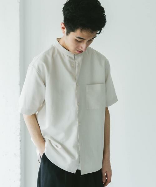 URBAN RESEARCH DOORS / アーバンリサーチ ドアーズ シャツ・ブラウス | 『XLサイズ/WEB限定』『吸水速乾』セオアルファバンドカラーショートスリーブシャツ | 詳細24