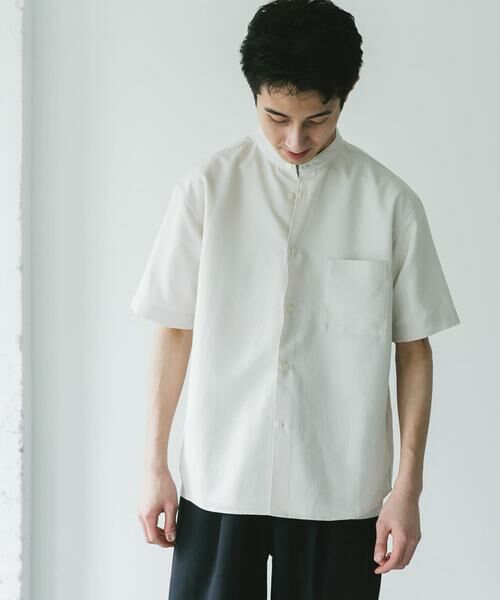 URBAN RESEARCH DOORS / アーバンリサーチ ドアーズ シャツ・ブラウス | 『XLサイズ/WEB限定』『吸水速乾』セオアルファバンドカラーショートスリーブシャツ | 詳細26