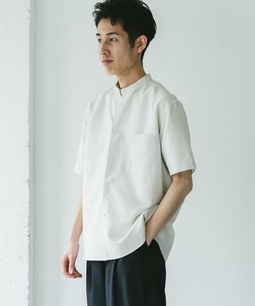 URBAN RESEARCH DOORS / アーバンリサーチ ドアーズ シャツ・ブラウス | 『XLサイズ/WEB限定』『吸水速乾』セオアルファバンドカラーショートスリーブシャツ | 詳細27