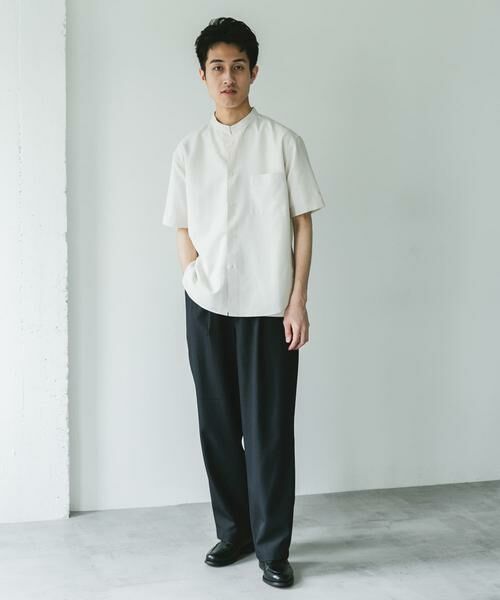 URBAN RESEARCH DOORS / アーバンリサーチ ドアーズ シャツ・ブラウス | 『XLサイズ/WEB限定』『吸水速乾』セオアルファバンドカラーショートスリーブシャツ | 詳細29