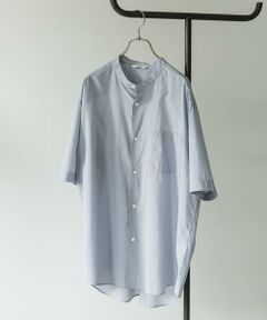 URBAN RESEARCH DOORS / アーバンリサーチ ドアーズ シャツ・ブラウス | 玉虫シャンブレー バンドカラーシャツ