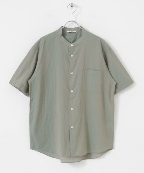 URBAN RESEARCH DOORS / アーバンリサーチ ドアーズ シャツ・ブラウス | 玉虫シャンブレー バンドカラーシャツ | 詳細18