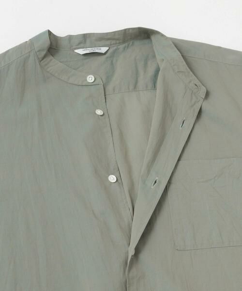 URBAN RESEARCH DOORS / アーバンリサーチ ドアーズ シャツ・ブラウス | 玉虫シャンブレー バンドカラーシャツ | 詳細19