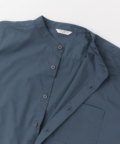 URBAN RESEARCH DOORS / アーバンリサーチ ドアーズ シャツ・ブラウス | TC バンドカラー ショートスリーブシャツ | 詳細10