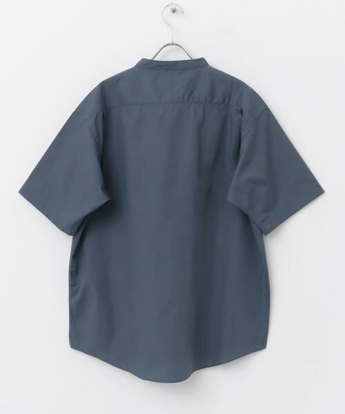 URBAN RESEARCH DOORS / アーバンリサーチ ドアーズ シャツ・ブラウス | TC バンドカラー ショートスリーブシャツ | 詳細12