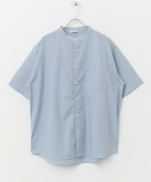 URBAN RESEARCH DOORS / アーバンリサーチ ドアーズ シャツ・ブラウス | TC バンドカラー ショートスリーブシャツ | 詳細25