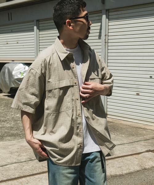 URBAN RESEARCH DOORS / アーバンリサーチ ドアーズ シャツ・ブラウス | OUTDOOR EXCHANGE  SHORT-SLEEVE SHIRTS | 詳細21