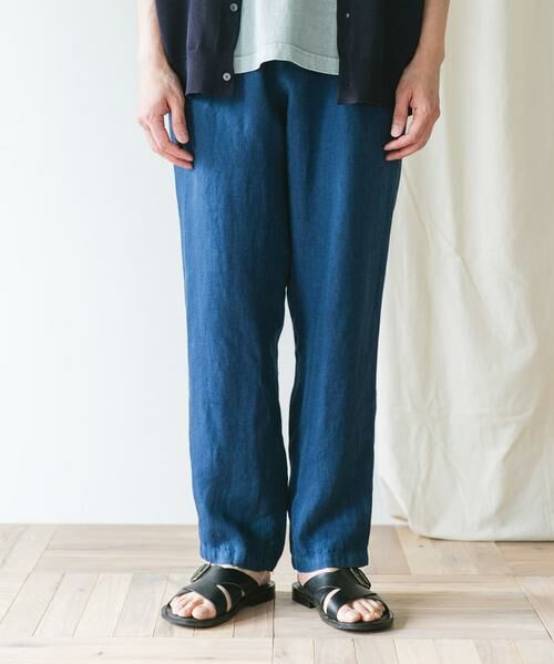 URBAN RESEARCH DOORS / アーバンリサーチ ドアーズ その他パンツ | 『XLサイズ/WEB限定』ツイルリネン イージートラウザー | 詳細30