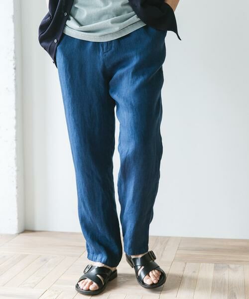 URBAN RESEARCH DOORS / アーバンリサーチ ドアーズ その他パンツ | 『XLサイズ/WEB限定』ツイルリネン イージートラウザー | 詳細25