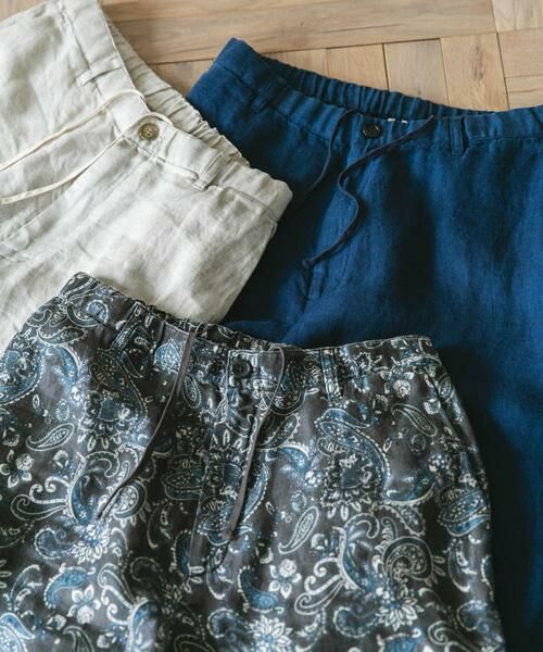 URBAN RESEARCH DOORS / アーバンリサーチ ドアーズ ショート・ハーフ・半端丈パンツ | ツイルリネン イージーショーツ | 詳細12