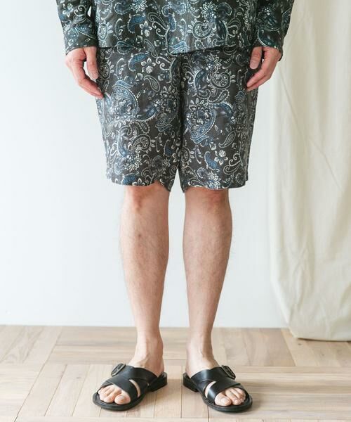 URBAN RESEARCH DOORS / アーバンリサーチ ドアーズ ショート・ハーフ・半端丈パンツ | ツイルリネン イージーショーツ | 詳細13