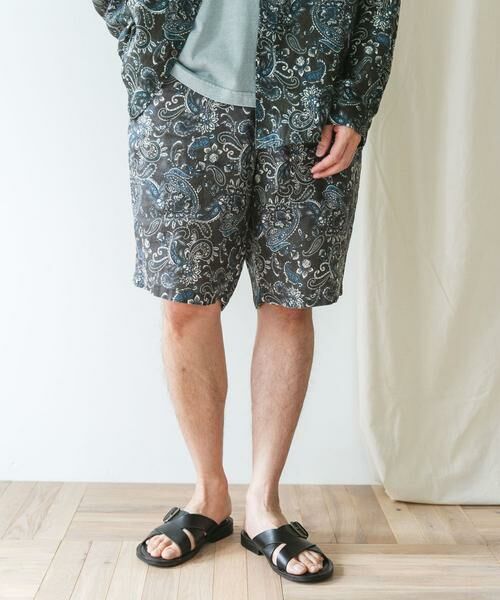 URBAN RESEARCH DOORS / アーバンリサーチ ドアーズ ショート・ハーフ・半端丈パンツ | ツイルリネン イージーショーツ | 詳細3