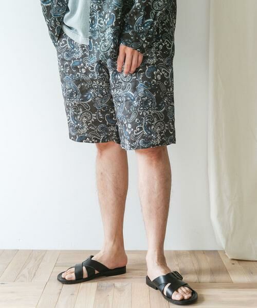 URBAN RESEARCH DOORS / アーバンリサーチ ドアーズ ショート・ハーフ・半端丈パンツ | ツイルリネン イージーショーツ | 詳細4