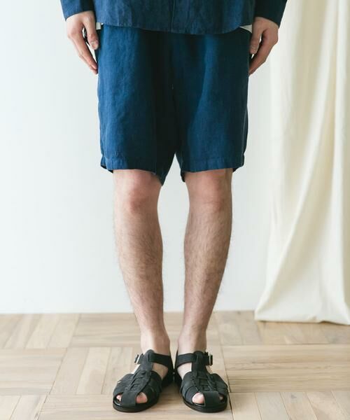 URBAN RESEARCH DOORS / アーバンリサーチ ドアーズ ショート・ハーフ・半端丈パンツ | ツイルリネン イージーショーツ | 詳細27