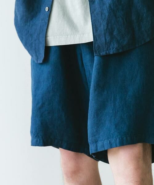 URBAN RESEARCH DOORS / アーバンリサーチ ドアーズ ショート・ハーフ・半端丈パンツ | ツイルリネン イージーショーツ | 詳細19