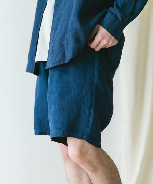 URBAN RESEARCH DOORS / アーバンリサーチ ドアーズ ショート・ハーフ・半端丈パンツ | ツイルリネン イージーショーツ | 詳細20