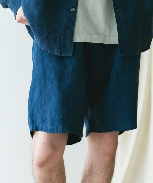 URBAN RESEARCH DOORS / アーバンリサーチ ドアーズ ショート・ハーフ・半端丈パンツ | ツイルリネン イージーショーツ | 詳細21