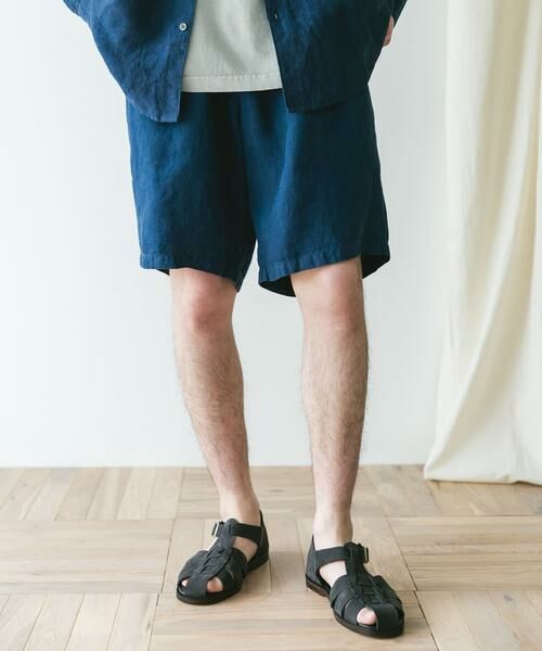 URBAN RESEARCH DOORS / アーバンリサーチ ドアーズ ショート・ハーフ・半端丈パンツ | ツイルリネン イージーショーツ | 詳細22